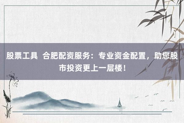 股票工具  合肥配资服务：专业资金配置，助您股市投资更上一层楼！